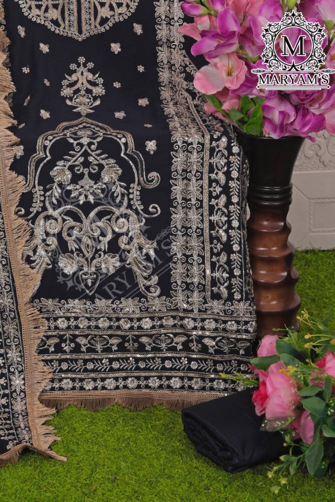 Maryams 183 Embroidered Georgette Pakistani Suits Wholesale Price In Surat
